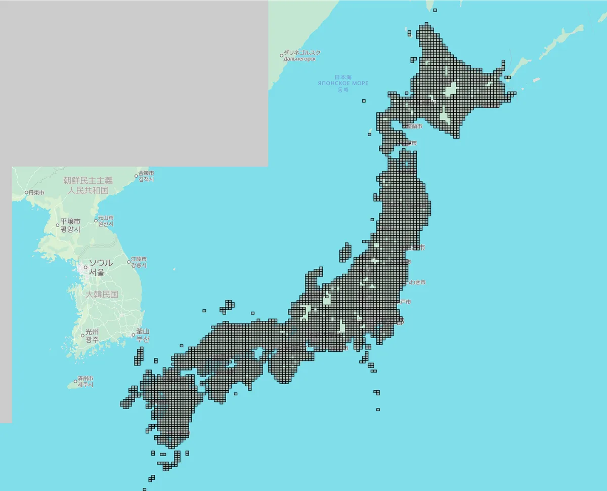 2025年登記所地図データを公開しました